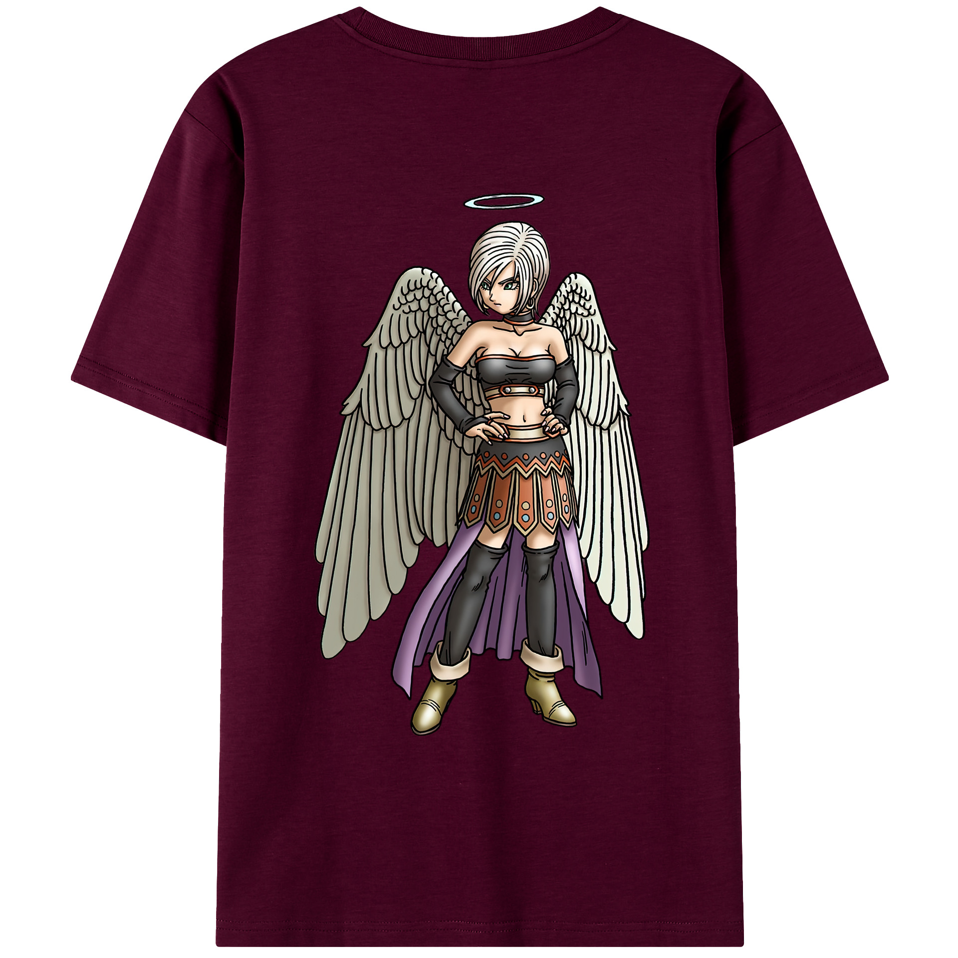 （画像用） ドラゴンクエスト Doragon Kuesuto Dragon Quest レディース半袖Tシャツ(バックプリント)